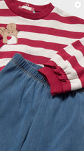 Load image into Gallery viewer, Mayoral baby girl sweatshirt and wide leg stretch legging set 2706 colour 48 Rooibos
