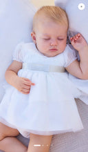 Load image into Gallery viewer, Mayoral baby girl tulle ceremony dress colour 35 ecru/ cream
