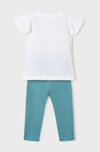 Load image into Gallery viewer, Mayoral older girl leggings set 3724 green
