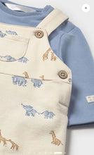 Load image into Gallery viewer, Mayoral baby boy printed dungaree set 2618
