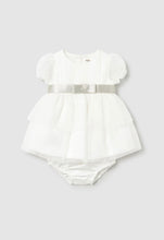 Load image into Gallery viewer, Mayoral baby girl tulle ceremony dress colour 35 ecru/ cream
