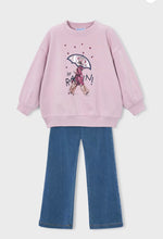Load image into Gallery viewer, Mayoral older girl sweatshirt and flared leggings set 4732
