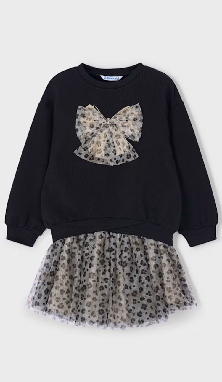 Mayoral older girl tulle skirt set -4936