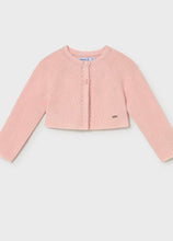 Load image into Gallery viewer, Mayoral baby girl knitted cardigan 302 colour 74 blossom
