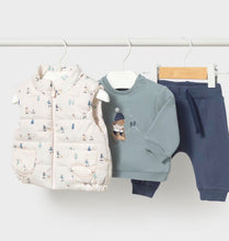 Load image into Gallery viewer, Mayoral baby boy gilet and tracksuit set 2683
