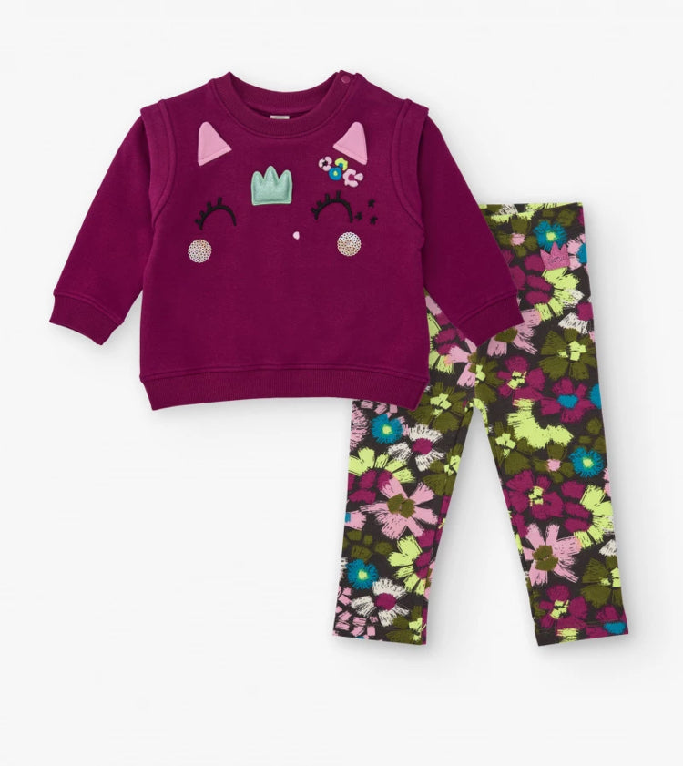 Tuc Tuc girls sweatshirt and leggings set 11399385