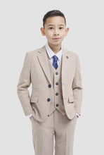 Load image into Gallery viewer, Boys Cavani Miami suit in beige
