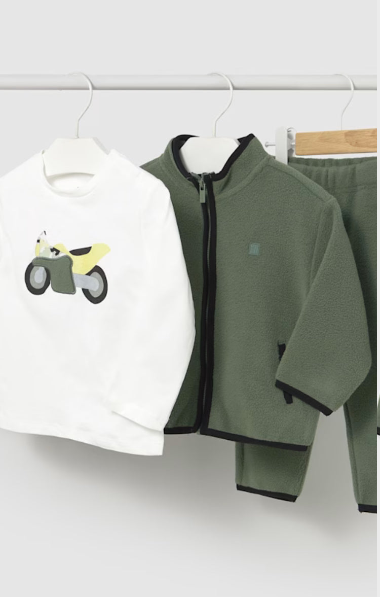 Mayoral baby boy 3 piece fleece tracksuit - 2837