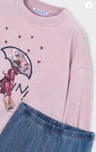 Load image into Gallery viewer, Mayoral older girl sweatshirt and flared leggings set 4732
