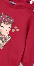 Load image into Gallery viewer, Mayoral girls hoody dress, red, 4928
