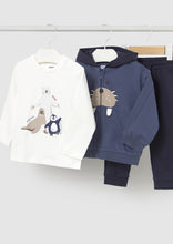 Load image into Gallery viewer, Mayoral baby boy 3 piece track suit set 2840 navy
