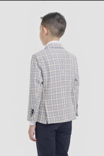 Load image into Gallery viewer, Cavani Ennis - Beige Boys checked Blazer
