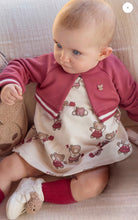 Load image into Gallery viewer, Mayoral baby girl print dress and cardigan all in one outfit 2827
