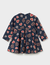 Load image into Gallery viewer, Mayoral baby girl dress 2947 navy print
