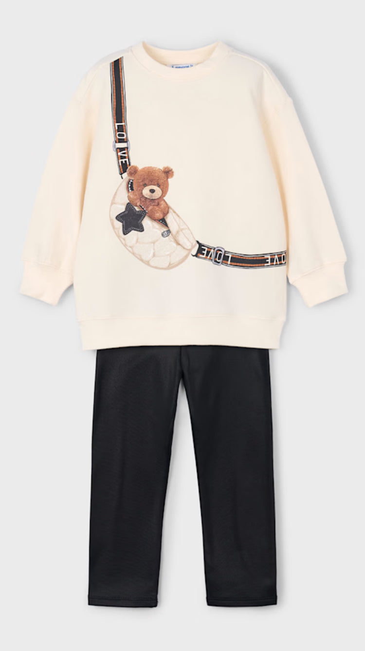 Mayoral younger girl 2 piece Teddy set 4727