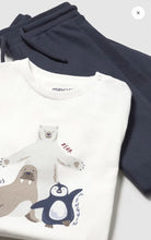 Load image into Gallery viewer, Mayoral baby boy 3 piece track suit set 2840 navy
