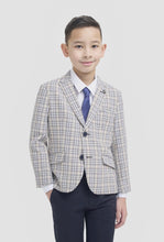 Load image into Gallery viewer, Cavani Ennis - Beige Boys checked Blazer

