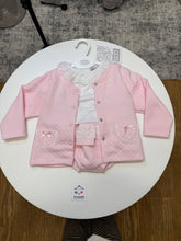 Load image into Gallery viewer, Pex pink and white 3 piece outfit - Ingrid
