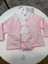 Load image into Gallery viewer, Pex pink and white 3 piece outfit - Ingrid
