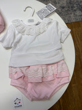 Load image into Gallery viewer, Pex pink and white 3 piece outfit - Ingrid
