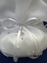 Load image into Gallery viewer, Girls white chiffon communion bag cb094
