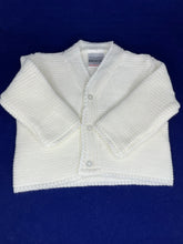 Load image into Gallery viewer, Knitted Baby Cardigan in Ivory - 4000
