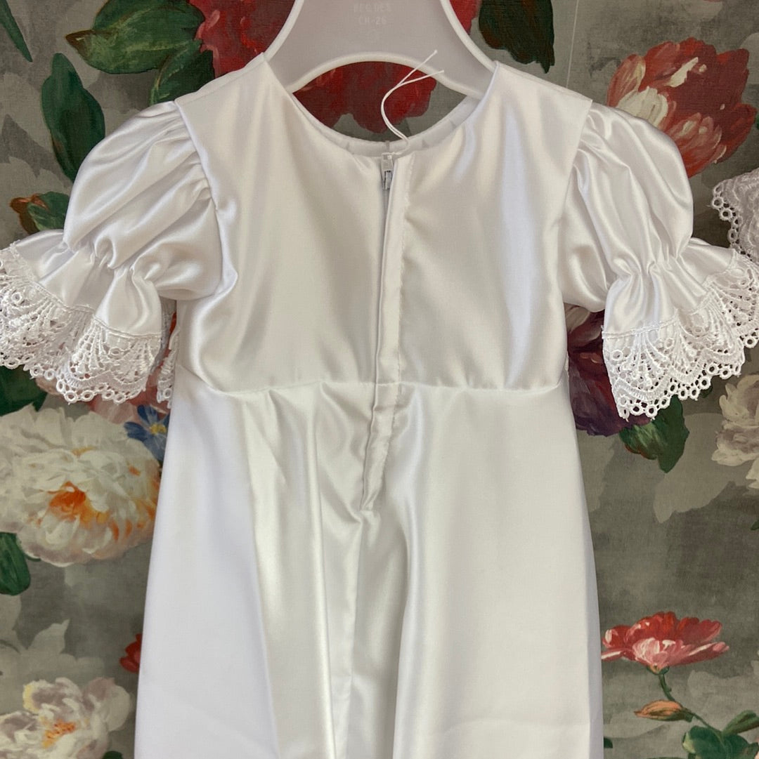 Heirloom Spanish Unisex Baby Christening Gown with Bonnet M209 – Sparkly  Gowns